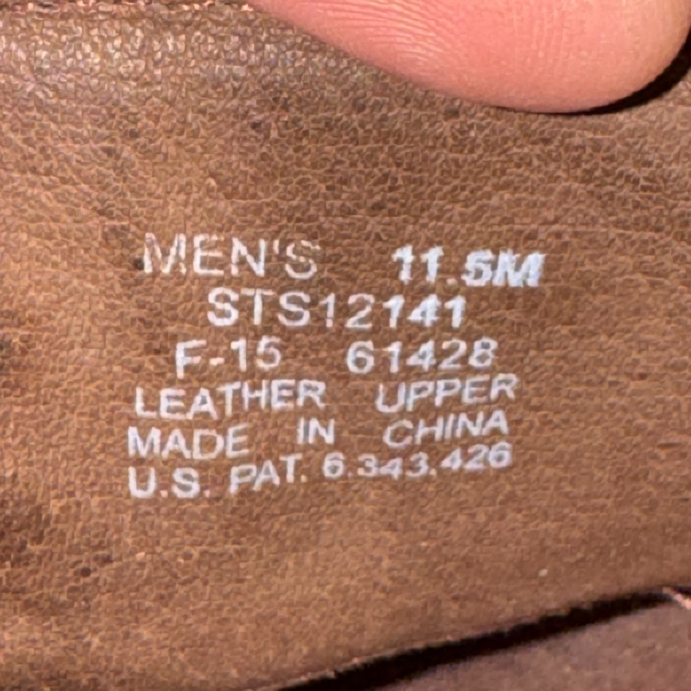 Sperry Top-Sider Oxford Plain Toe Leather Dress‎ Men's Size 11.5M - Picture 10 of 10